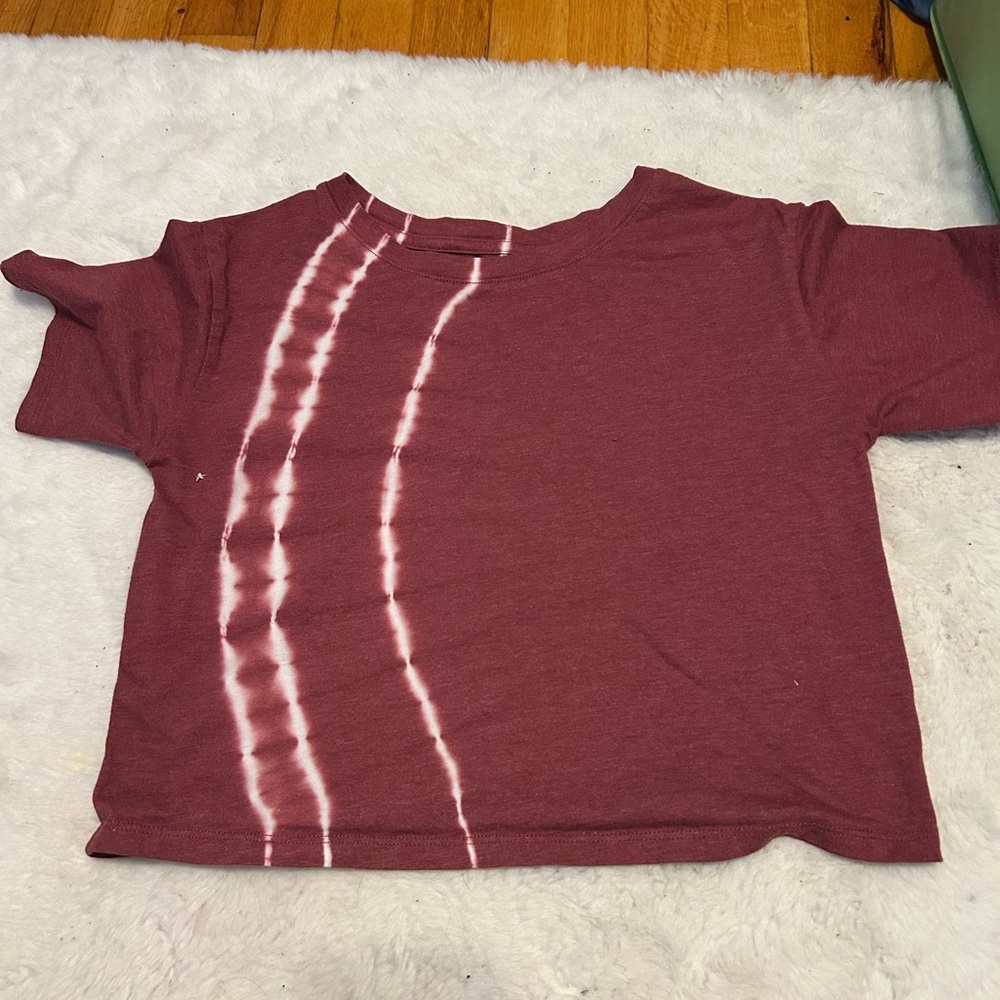 Art Class Maroon Tie-Dye Tee
